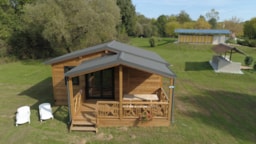 Mietunterkunft - Hütte Savania 35M² - 3 Zimmer - Camping Les Bords de Loue