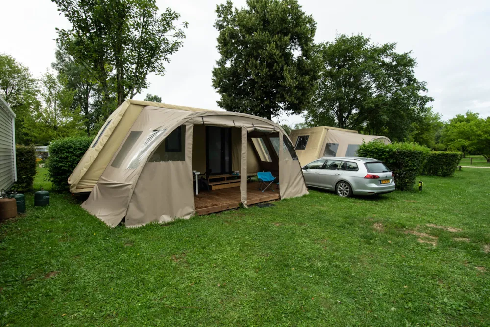 Mietunterkunft - Coco Chrono 20M² - 2 Zimmer - Camping Les Bords de Loue
