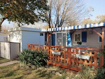 Mietunterkunft - Résidence Privilège 35M² - 2 Zimmer - Camping Les Bords de Loue