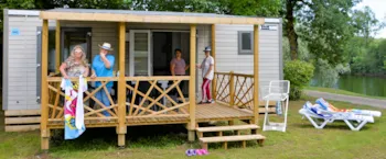 Mietunterkunft - Mobilheim 28/30M² - 2 Zimmer - Camping Les Bords de Loue