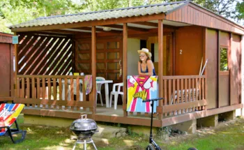 Mietunterkunft - Hütte 13M² - 1 Zimmer - Ohne Sanitäranlagen - Camping Les Bords de Loue