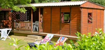 Mietunterkunft - Hütte 24M² - 2 Zimmer - Ohne Sanitäranlagen - Camping Les Bords de Loue