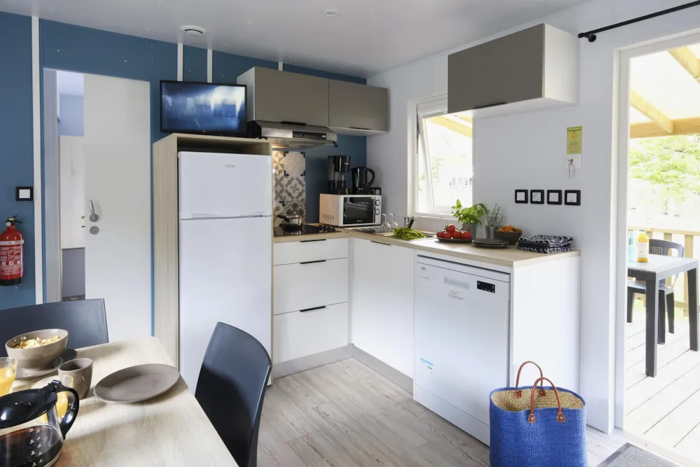 Mietunterkunft - Mobilheim 2 Zimmer Premium Suite Duo - 32M² - 2 Badezimmer - Capfun - Camping Le Village Parisien****