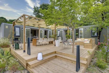 Mietunterkunft - Cottage Friends 5 Schafzimmer **** - Camping Sandaya Sanguinet Plage