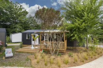 Mietunterkunft - Cottage Cocoon 3 Schlafzimmer Klimaanlage Premium - Camping Sandaya Sanguinet Plage
