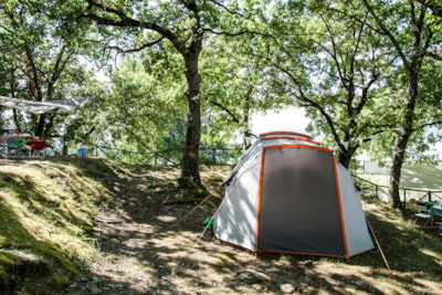 Pitch for standard tent — 4