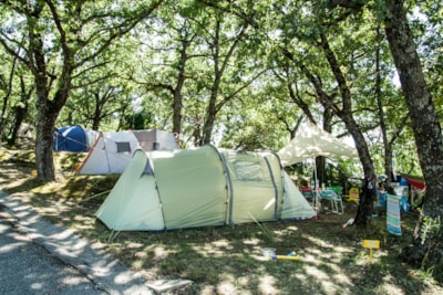 Pitch for standard tent — 9