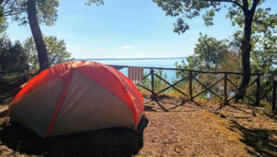 Pitch for big tent and/or with lake view — 5