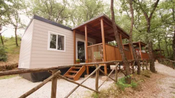 Mietunterkunft - Mobilheim Compact Mit Veranda - Camping Village Cerquestra