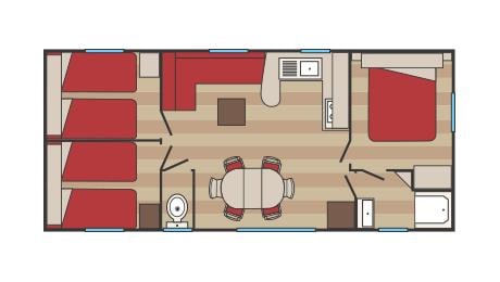 Mobil Home Galaxie 32M² - Gamme Confort