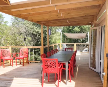 Mietunterkunft - Tribu Xxl -  60 M² - Trendy Range - CAMPING LA PIERRE VERTE