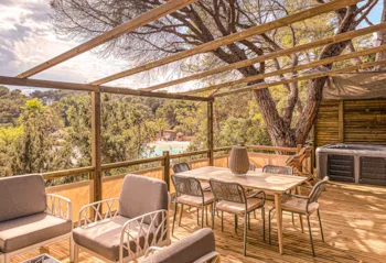 Mietunterkunft - Eden Deluxe  - 33 M² - Gamme Privilege - CAMPING LA PIERRE VERTE