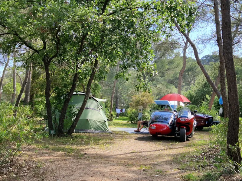 Emplacement Tente Confort  Avec Électricité 10A, Eau Et Évacuation Des Eaux Usées