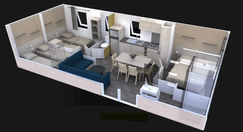 Mobil-Home - 35 M² - 3 Chambres