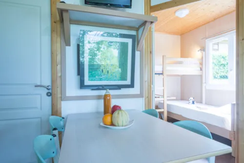 Mietunterkunft - Chalet Pomerolle Pmr - 2 Zimmer (Klimaanlage) **** - Quartier Bellevue - image n°4 - YELLOH! VILLAGE - LE COUSPEAU