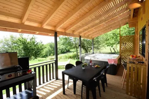 Mietunterkunft - Chalet Grand Delmas 3 Zimmer (Klimaanlage) Premium + Spa - Quartier 3 Becs - image n°5 - YELLOH! VILLAGE - LE COUSPEAU