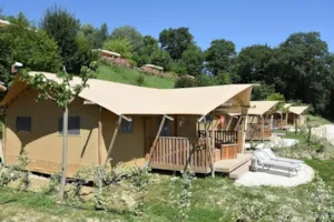  - Tent Glamping 2 kamers (airconditioning) **** - Quartier Roche Colombe - YELLOH! VILLAGE - LE COUSPEAU