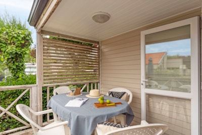 Mobile home O'HARA PANORAMIQUE CLASSIQUE ECO-CONCU / 28m2 -2 bedrooms - Half-covered terrace — 2