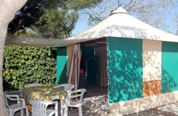 Mietunterkunft - Zeltbungalow Jaima - Camping Los Batanes