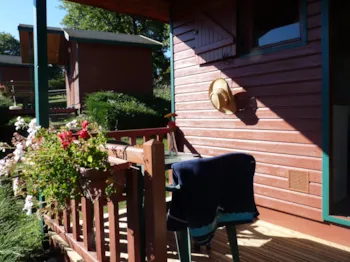 Mietunterkunft - Holzhütte Chopine - 9M² - Ohne Sanitäranlagen - Camping Le Viginet