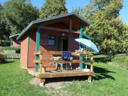 Mietunterkunft - Holzhütte Pariou - 12M² - Ohne Sanitäranlagen - Camping Le Viginet