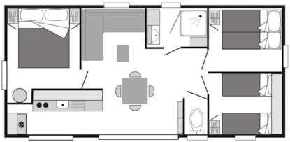 Mobilhome 3 Habitaciones- New 2018