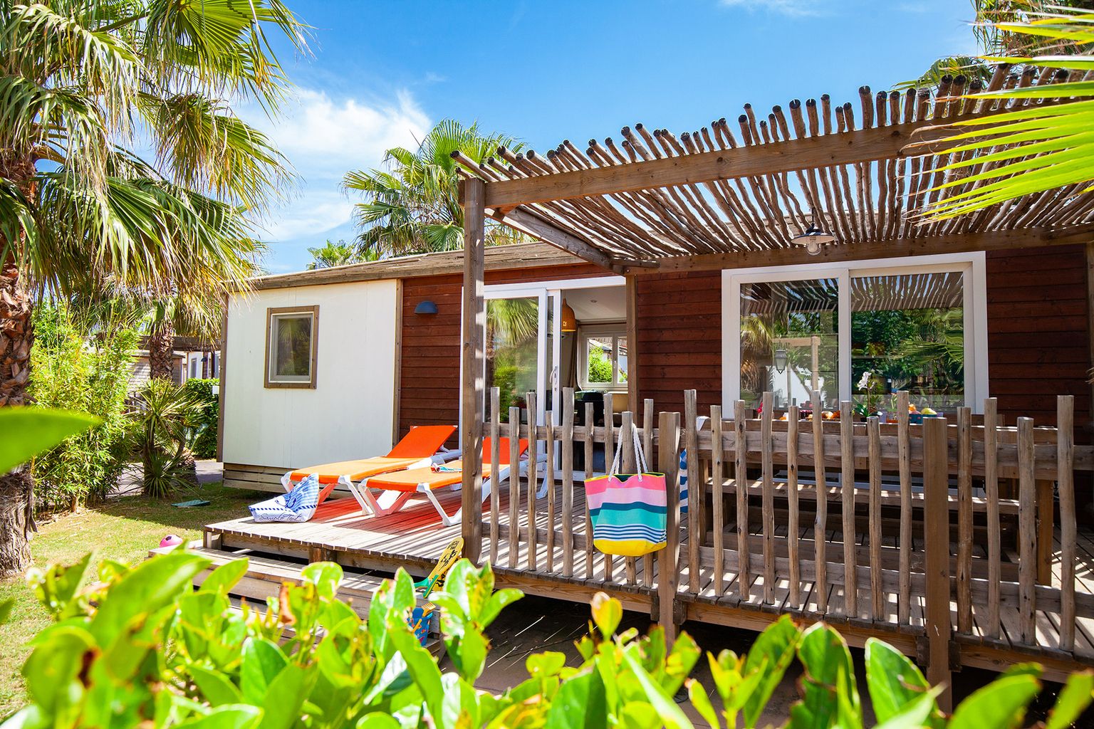 Location - Cottage Hula Lodge Premium 3 Chambres - Camping Sandaya Aloha