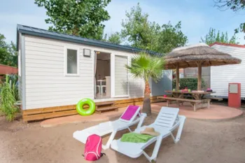 Mietunterkunft - Cottage Cosy - Les Méditerranées - Camping Charlemagne