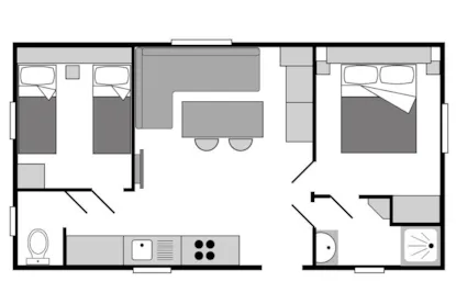 Mobilhome 2 Habitaciones