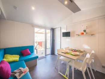 Mietunterkunft - Mobilheim 2 Zimmer - 2 Badezimmer + Jacuzzi - Camping Marvilla Parks - Verdon Parc