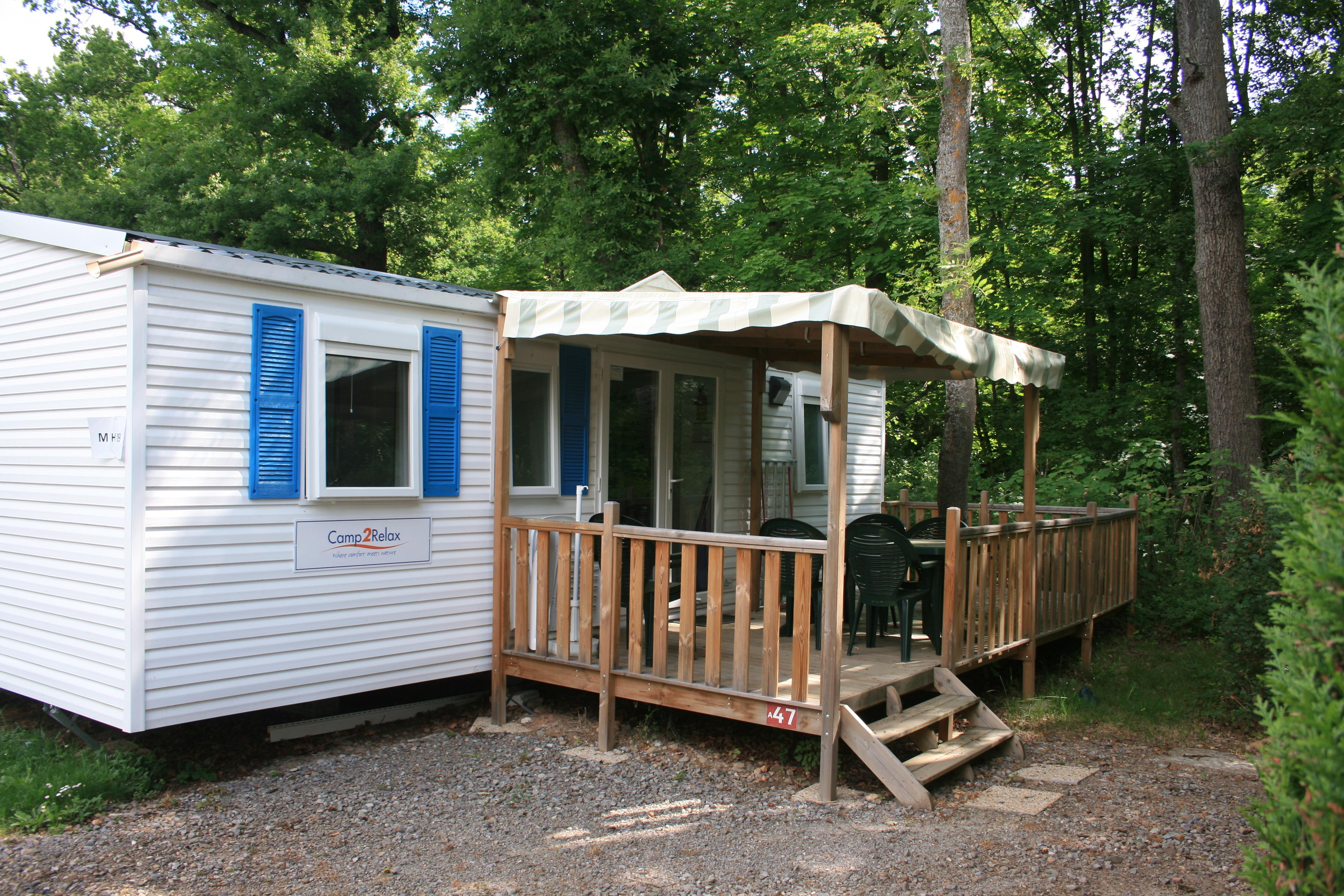 Location - Mobilhome Texas - Camping Château La Grange Fort