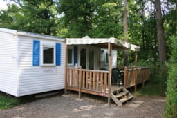 Accommodation - Mobilhome Texas - Château Camping La Grange Fort