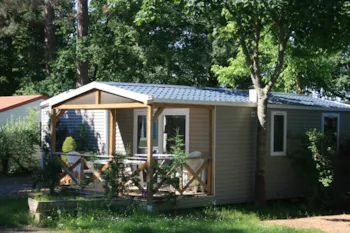 Mietunterkunft - Mobilheim California - Château Camping La Grange Fort
