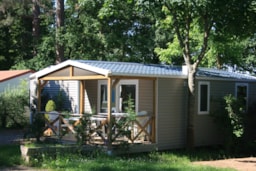 Accommodation - Mobilhome California - Château Camping La Grange Fort