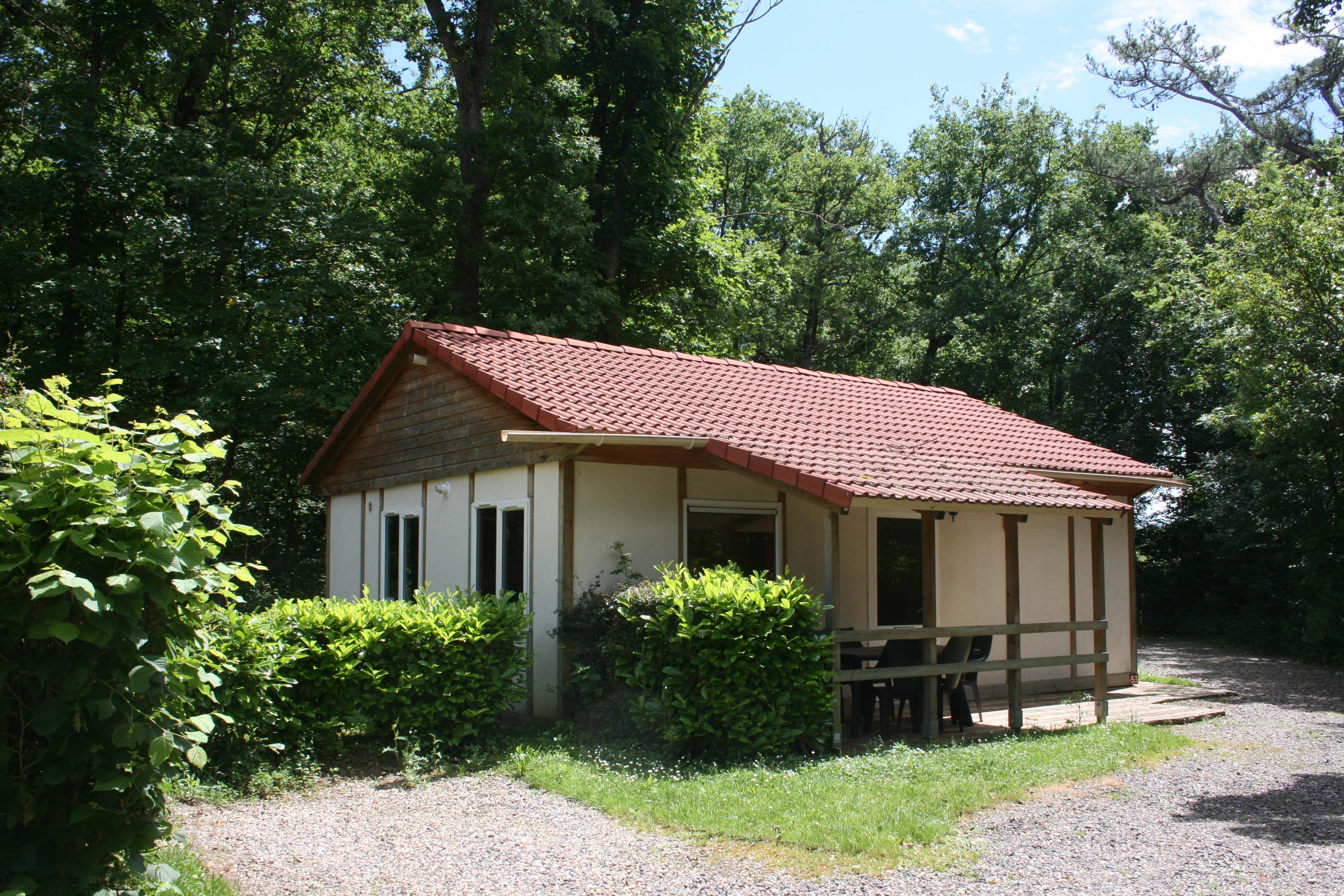 Location - Lodge De 52 M² - Camping Château La Grange Fort