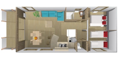 Lake Lodge- 2 bedrooms - 1 bathroom