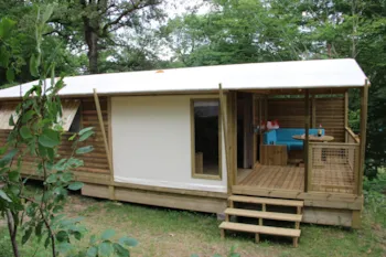 Mietunterkunft - Lodge - 2 Schlafzimmer - 1 Badezimmer - Castel Camping Parc de Fierbois