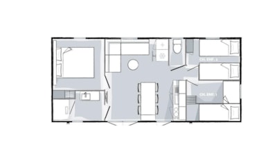 Mobile-home - 3 bedrooms - 1 bathroom- Avantage-