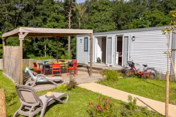 Mietunterkunft - Mobilheim 3 Schlafzimmer  - 1 Badezimmer - Avantage - Castel Camping Parc de Fierbois