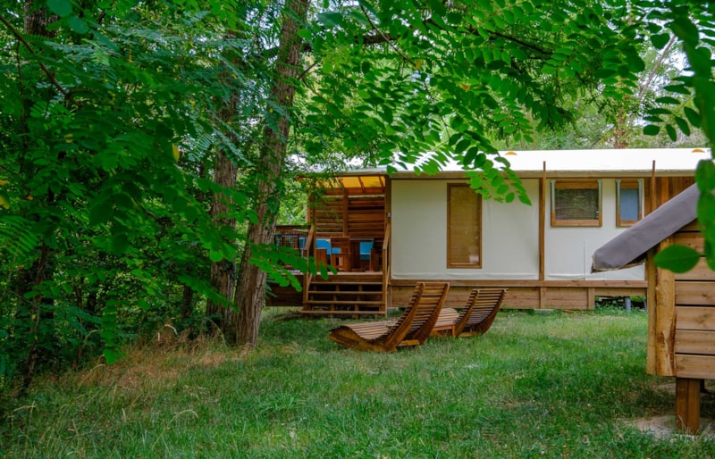 Lodge aan het meer - 39m² - 2 slaapkamers - 1 badkamer - 1 mini-tent