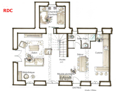 Apartment - 3 bedrooms - 2 bathrooms - Le Frêne -