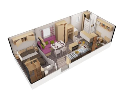 LOUISIANE OAKLEY Residence - 27m² - 2 bedrooms Saturday