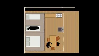 Accommodation - Tent Wine Lodge With Cozy Comfort For Evenings Around A Wood Stove - image n°3 - Camping Bel'époque du Pilat