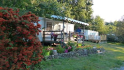 Mietunterkunft - Mobilhome Cottage 24M² - Camping Bel'époque du Pilat