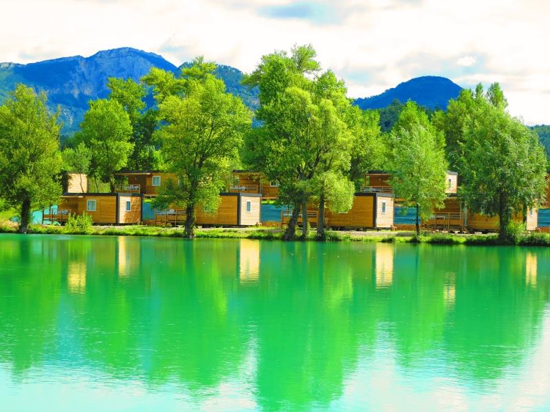 Mietunterkunft - Loggia Confort (Am Seeufer) - 33 M² - Tv - Klimaanlage - Camping le Lac Bleu