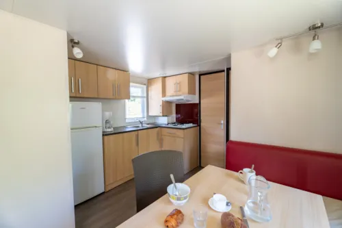 Accommodation - Mobile Home Ciela Confort Compact - 2 Bedrooms - image n°3 - Camping Le Lac Bleu