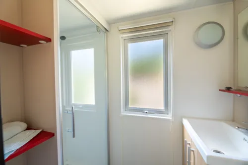 Accommodation - Mobile Home Ciela Confort Compact - 2 Bedrooms - image n°6 - Camping Le Lac Bleu