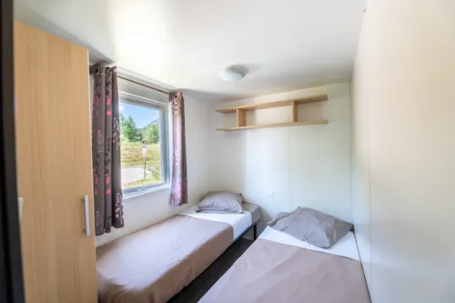 Accommodation - Mobile Home Ciela Confort Compact - 2 Bedrooms - image n°5 - Camping Le Lac Bleu