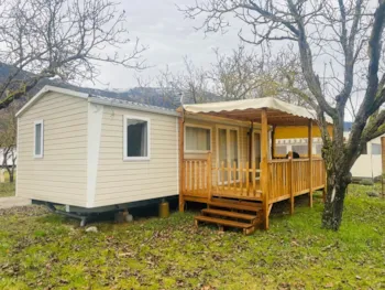 Mietunterkunft - Mobilheim Ciela Confort – 2 Schlafzimmer – 2 Badezimmer – Seeblick - Camping Le Lac Bleu