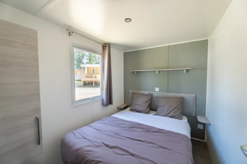 Accommodation - Ciela Confort Mobile Home - 2 Bedrooms - Spa - Lake View - image n°5 - Camping Le Lac Bleu